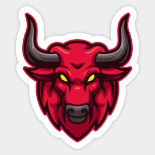 Demon bull Sticker